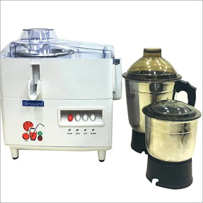 White Electric Juicer Mixer With Jar