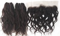 Unprocessed Raw Natural Wavy Human Hair extensions