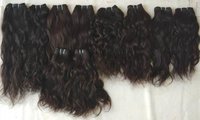 Unprocessed Raw Natural Wavy Human Hair extensions