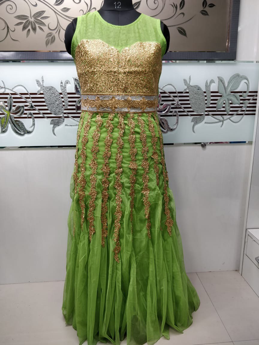 Heavy Designer Net Long Kurti