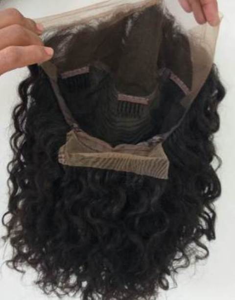 Full Lace Raw Swiss Lace Curly Human Hair Wig