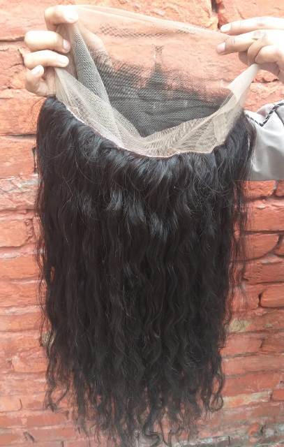 Full Lace Raw Swiss Lace Curly Human Hair Wig