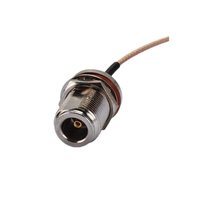 N Type RF Cable Assembly RG316 To SMA Male Right Angle 30CM
