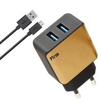 pTron Electra 2.4A Dual USB Fast Charging Travel Charger Adapter