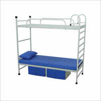Two Tier Cot Bed - Color: White