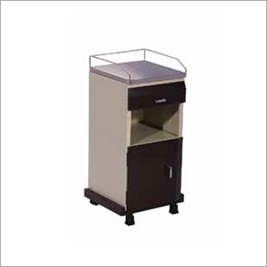 Robust Double Door Square Shaped Hospital Bedside Locker