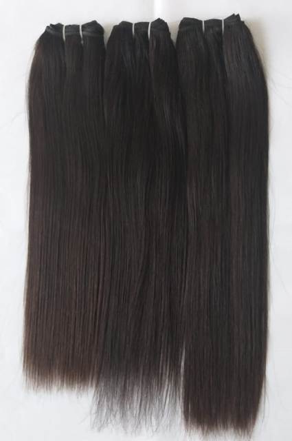 Single Drawn Silky Straight Virgin Human Hair