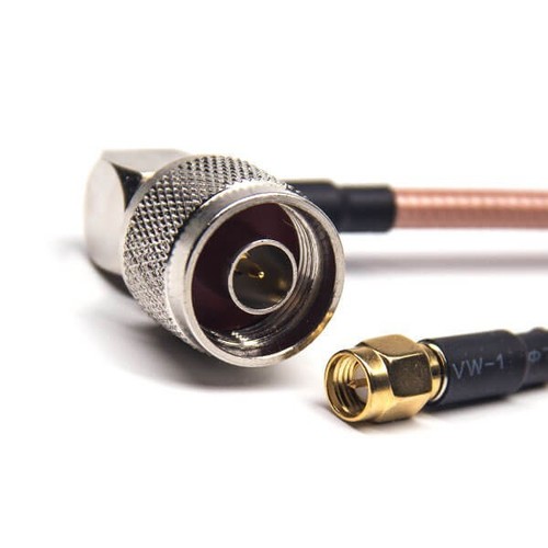 SMA To N Type Cable Right Angle Male With RG142 Cable
