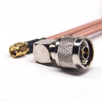 SMA To N Type Cable Right Angle Male With RG142 Cable