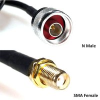 SMA N Type Cable RG58 Low Loss Antenna Coaxial Extension Cable 3M