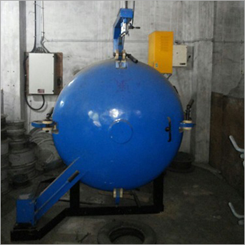 Tyre Curing Chamber Machine - Steel, Variable Dimensions, Blue | Uniform Heating, Quick Curing, Electric Heaters, Lug Door