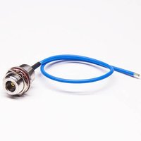 RF Cable Jumpers RG405 Assembly 30CM With N Bulkhead Female Connector