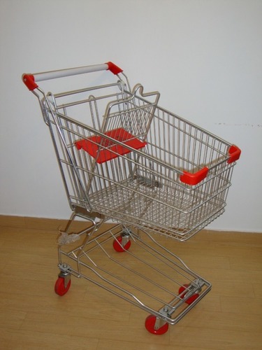 Stainless Steel Shopping Trolley