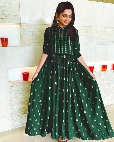 Heavy Rayon Printed Kurti