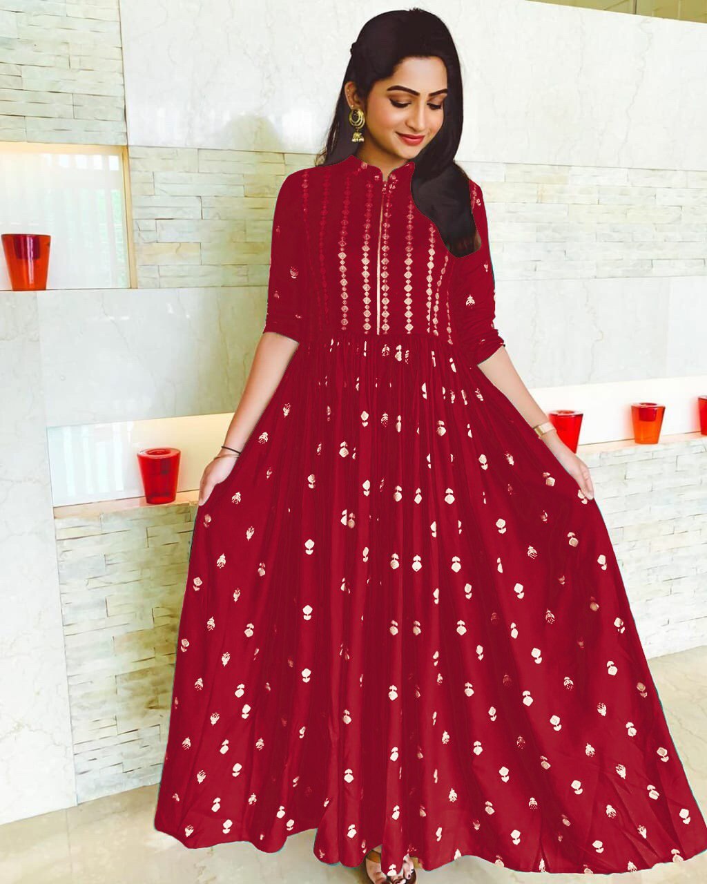 Heavy Rayon Printed Kurti