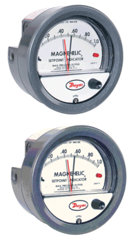 Dwyer A3000-00 Photohelic Pressure Switch Gauge Range 0-.25 Inch w.c./300-2000 FPM