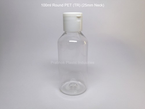 Round Transparent PET Bottle