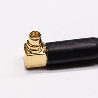 Coaxial Cable With SMA Connector Female Right Angled MMCX Connector Male Bulkhead