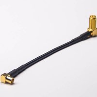 MCX Jack Cable Connnector 90 Degree To SMA Female For RG174 Cable