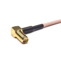 MMCX Cable Right Angled Male To SMA RP Female With RG316