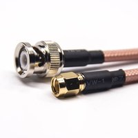 RF Cable Aassembly SMA To BNC Coaxial Cable SMA Straight Male RP To BNC Straight Male With RG142