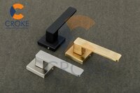 Brass Powder Coated Mortise Handle Cmh-103 - Color: Golden