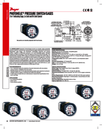 Dwyer A3000-0AV Photohelic Pressure Switch Gauge Range  0-.50 Inch w.c./500-2800 FPM