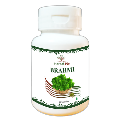 Brahmi Capsules - Herbal Supplement for Adults | Memory Enhancement, Stress Relief, and General Tonic, 1 Capsule Twice Daily