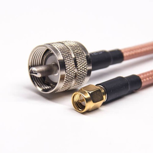 UHF To SMA Cable Male To Male RG142 Cable Assembly