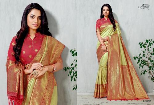 Multi Fancy Art Silk Saree