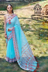 linen cotton saree