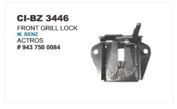 Front Grill Lock M Benz Actros
