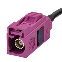 Fakra Cable Assemblies Fakra H Female To SMB Socket RF Cable RG174