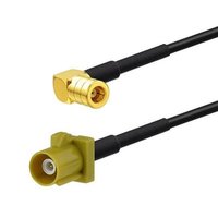 Fakra To SMB Adapter Cable RG174 Fakra Code K Male To SMB Female Right Angle For Car Radio Stereo Receiver 10CM