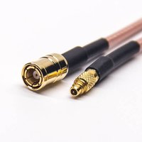 MMCX Cable  Male To SMB Male Straight Cable With RG316