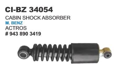 Cabin Shock Absorber M Benz Actros - Steel, 12x6x4 inches, 10 cm Stroke | Smooth Ride, Reduced Vibration, Easy Installation