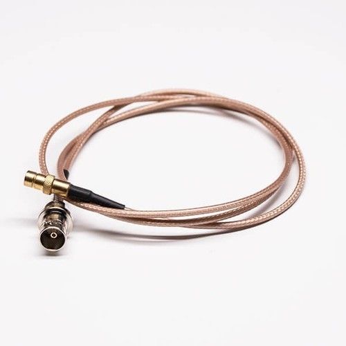 RF Cable Types BNC Female To Straight SMB Female Cable Assembly