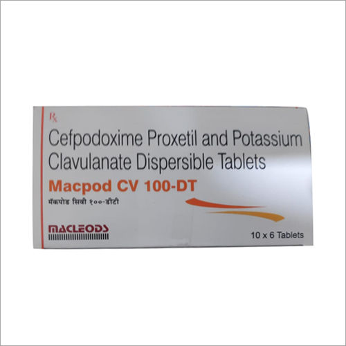 Cefpodoxime Proxetil और पोटेशियम क्लैवुलनेट फैलाने योग्य गोलियाँ