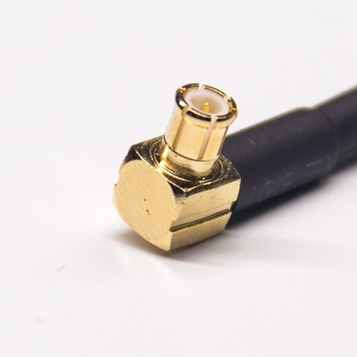 SMB Angle Female To MCX Male Cable With RG174