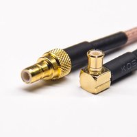 SMB Cable Female Straight To MCX Male Angled Coaxial Cable With RG316