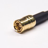 SMB Male Connector Cable Straight To MCX Male Angled Cable With RG316