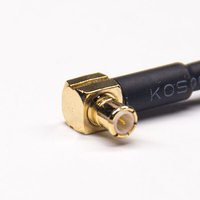 SMB Male Connector Cable Straight To MCX Male Angled Cable With RG316