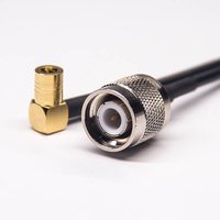 SMB Male Right Angle To TNC Straight Assembly Cable