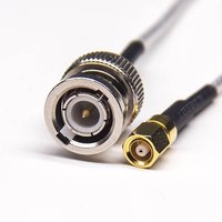 SMC Connector Straight Male To BNC Straight Male Coaxial Cable With RG316