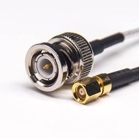 SMC Connector Straight Male To BNC Straight Male Coaxial Cable With RG316