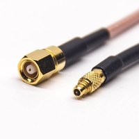 MMCX Connector Straight Male To SMC Straight Female Coaxial Cable With RG316