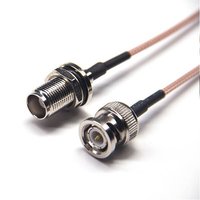 50 Ohm BNC Cable Straight Male To TNC Female Blukhead For RG316 Cable