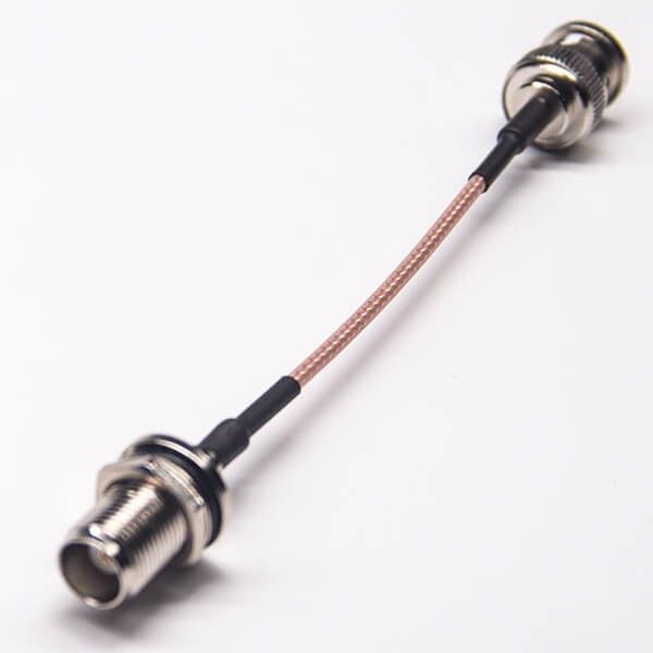 Coaxial Cable RG316 TNC Front Bulkhead Female To BNC To Straight Male