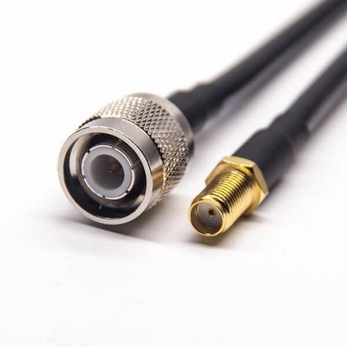Male TNC Straight Cable Connector To SMA Straight Female With RG223 RG58