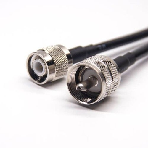 TNC Male Cable Connector Straight To UHF Male Straight With RG58 RG223